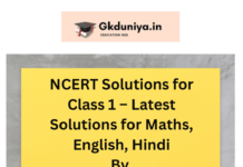 NCERT Solutions for Class 1 – Latest Solutions for Maths, English, Hindi