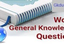 General Knowledge: World GK