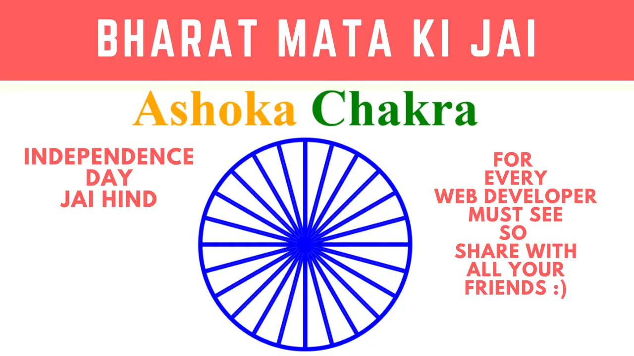 Meaning of 24 spokes of Ashok Chakra? GKDuniya