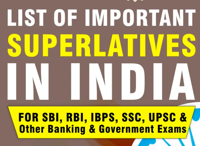 superlatives in india, gkduniya.in
