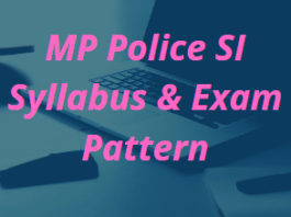 MP Police SI Syllabus 2022, MP-Police-SI-Syllabus, gkduniya