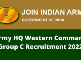 Army-HQ-Western-Command-Group-C-Recruitment-gkduniya.in
