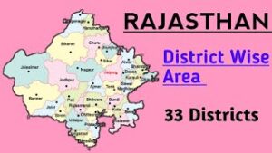 List of Districts Population,Districts Name, Zone, Area of Rajasthan, gkduniya