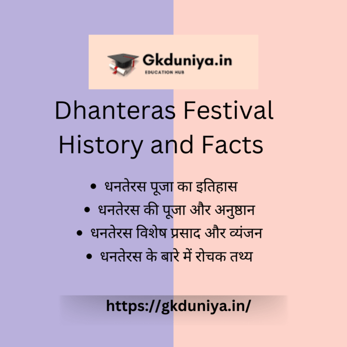 Dhanteras History, gkduniya