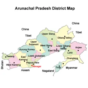 List of districts of Arunachal Pradesh