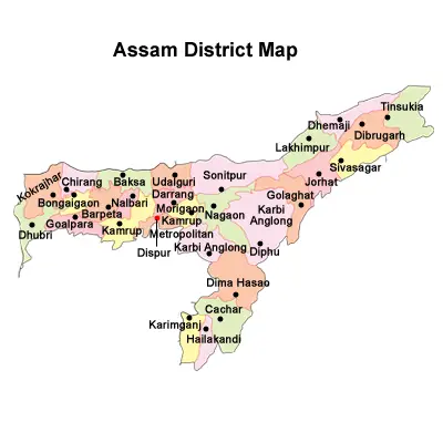 List of districts in Assam 2023