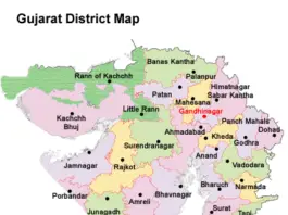 List of Districts in Gujarat, Gujarat, districts map, List of districts of Gujarat districts map