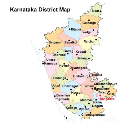 List of Districts of Karnataka 2023