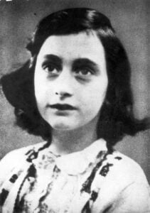 Anne Frank famous personality in the world