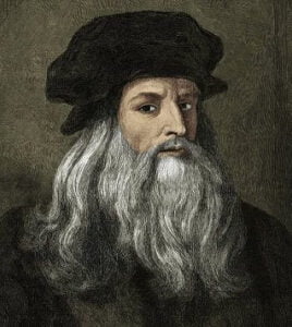 Leonardo da Vinci famous personality in the world