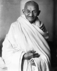 Mahatma Gandhi famous personality in the world
