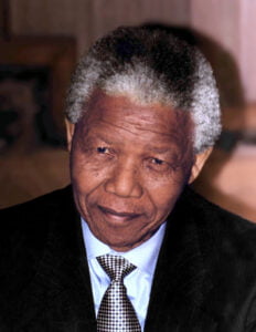 Nelson Mandela famous personality in the world