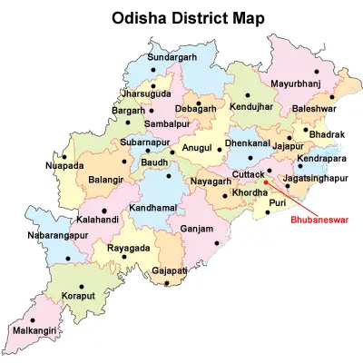 List of districts in Odisha 2023