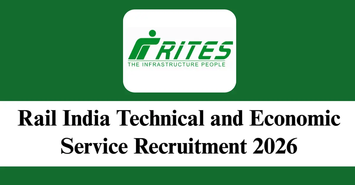 RITES (Railway) Recruitment 2026